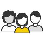 Illustration of a group of people Illustration of a group of people